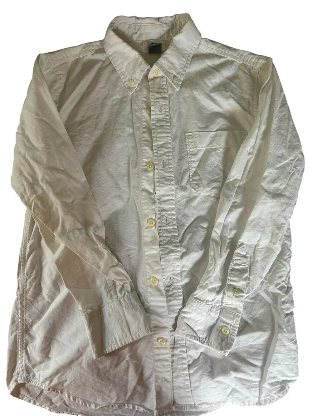 Old Navy White Button Up Shirt size 10-12